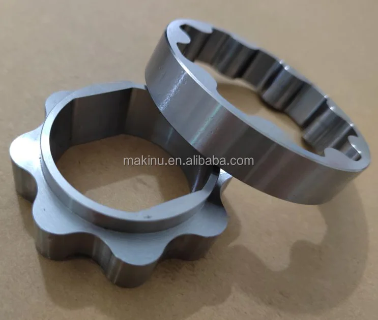 CNC Machined Custom LOGO 4140 billet steel oil pump gear for Reimax Nissan Tb48