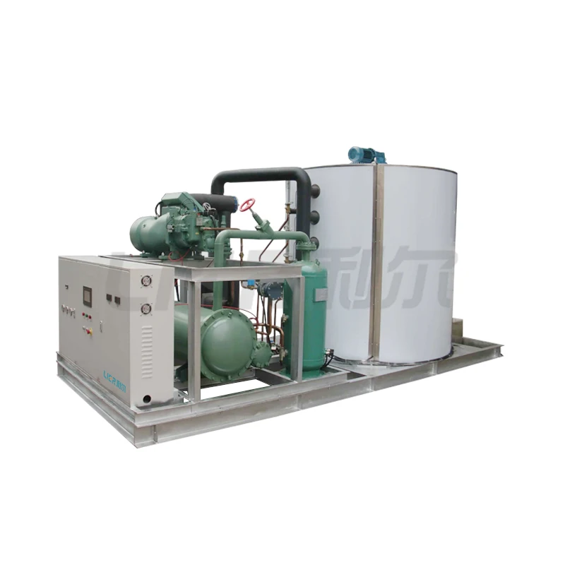 
LIER seafood equipment flake ice maker machine for fish 15 tons 