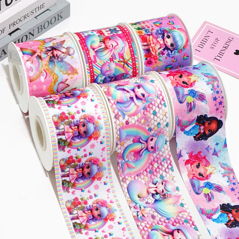 Printed Ribbon DIY Craft for Packing Bow Garment Sewing Accessory