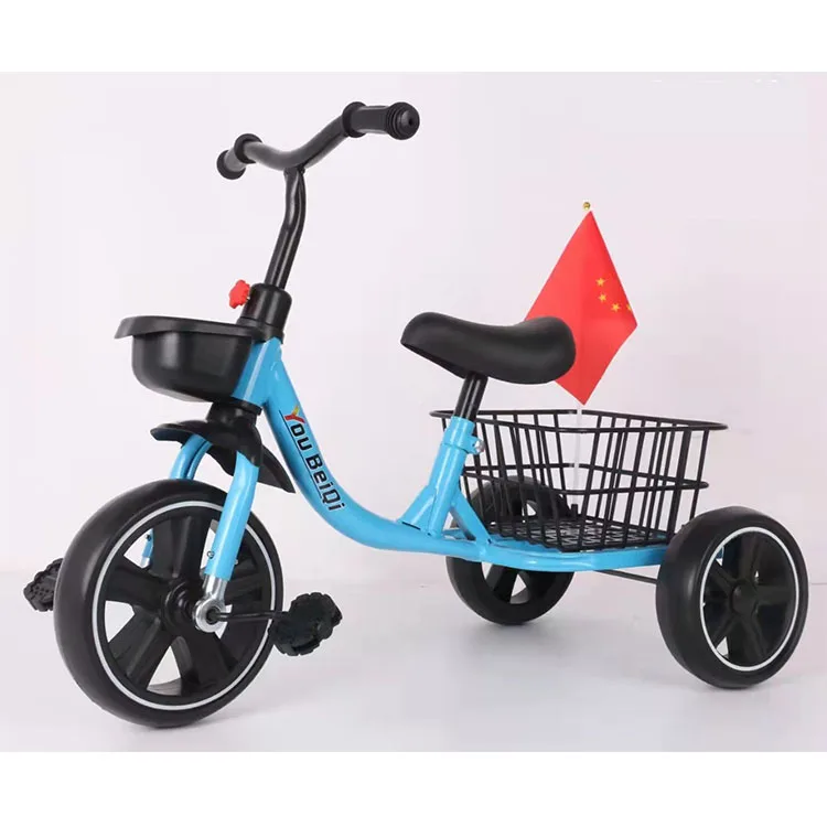 2 seats kids tricycle yellow bike preschooler outdoor sports balance trike children tricycle