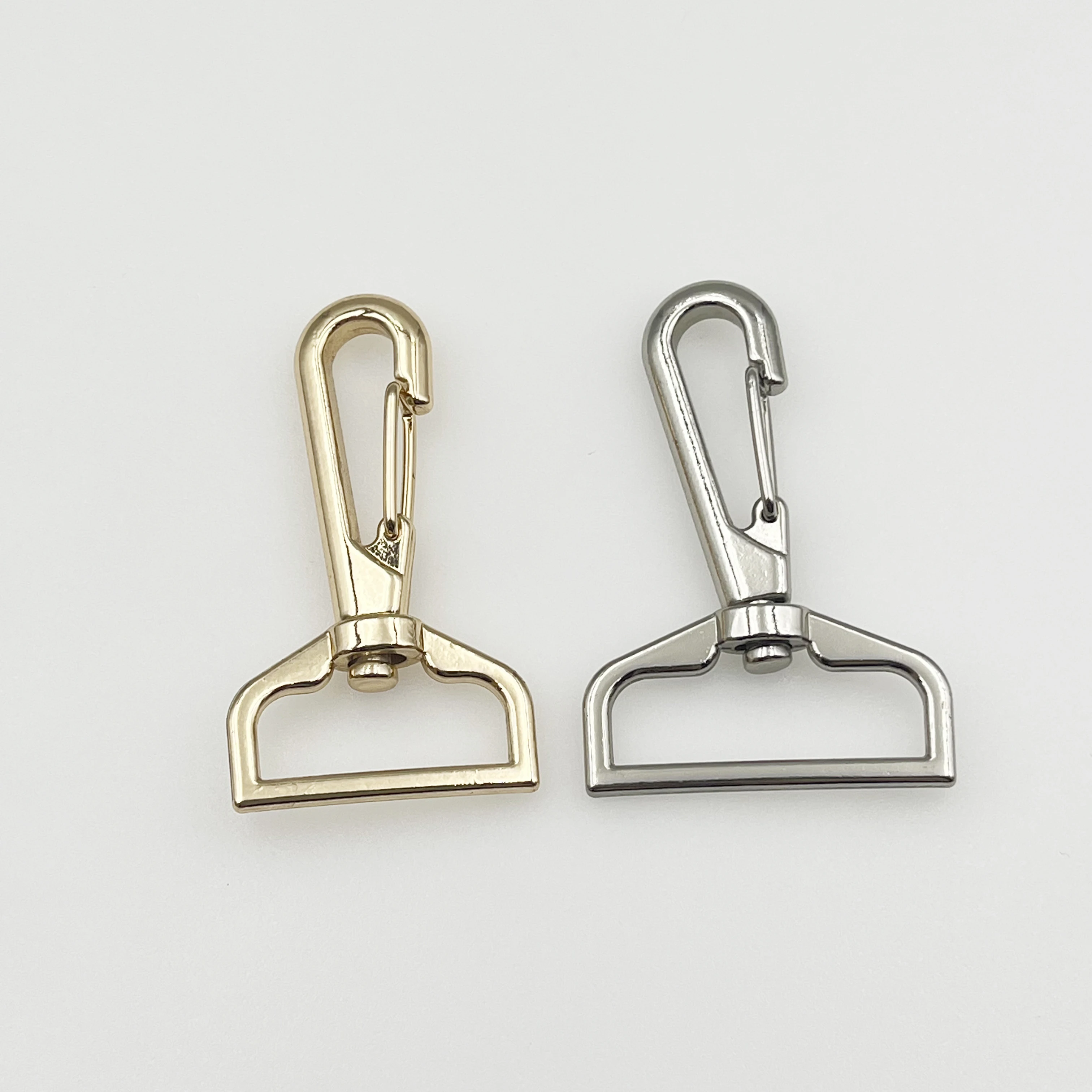 Custom Swivel Clips Metal Dog Snap Hooks Bag Strap Hardware Swivel Clasp Push Gate Lobster Clasps Gold Meta for Handbag