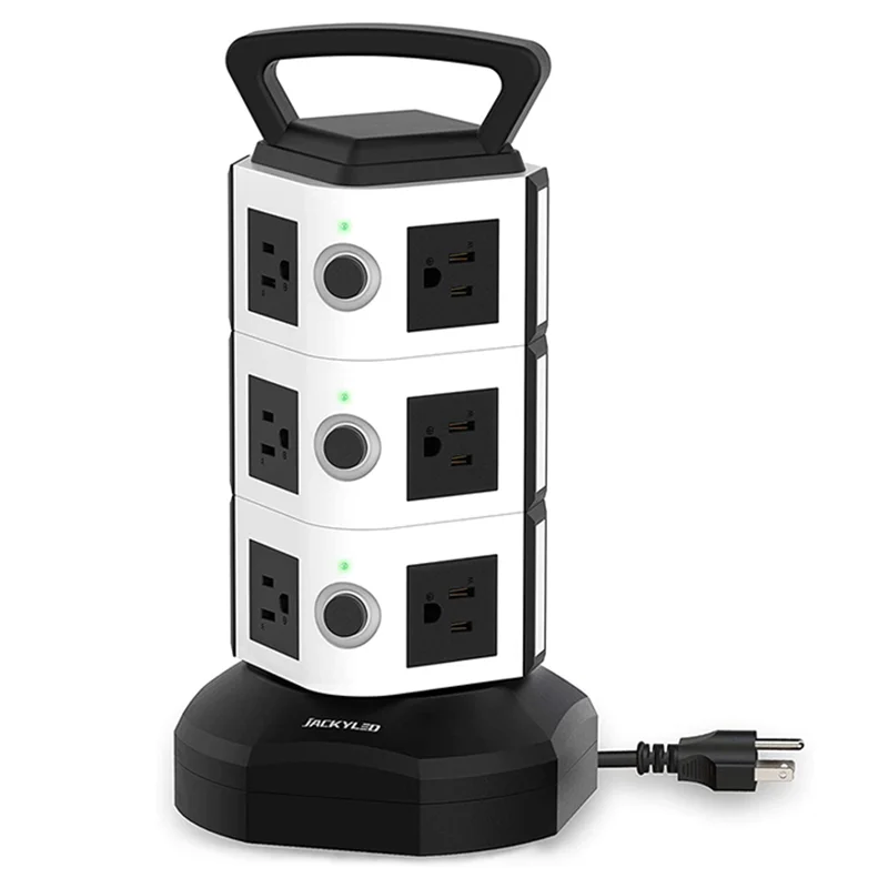 Superdanny led strip power supply,6.5ft surge protector power strip tower,power strip tower surge protector
