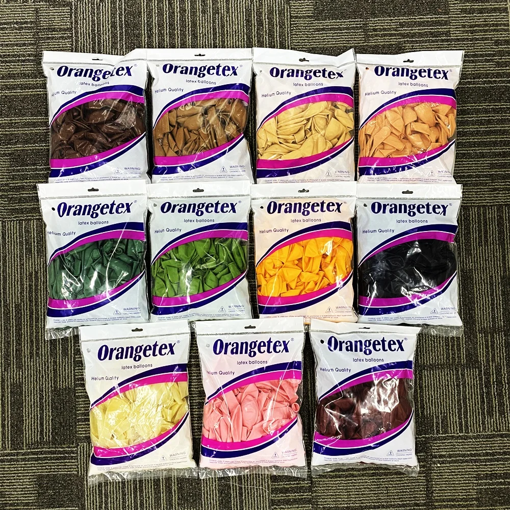 Orangetex Wholesale 5/10/12/18 inch Retro Balloons thicker helium latex Ballons Party wedding decoration