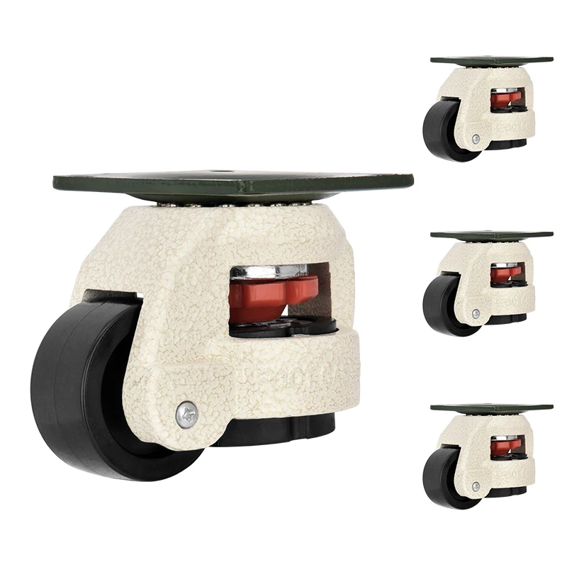 40F 60F 80F 100F 150F Heavy Duty Caster Wheel Leveling Caster Foma Wheel Aluminium Profile Heavy Duty Retractable Caster