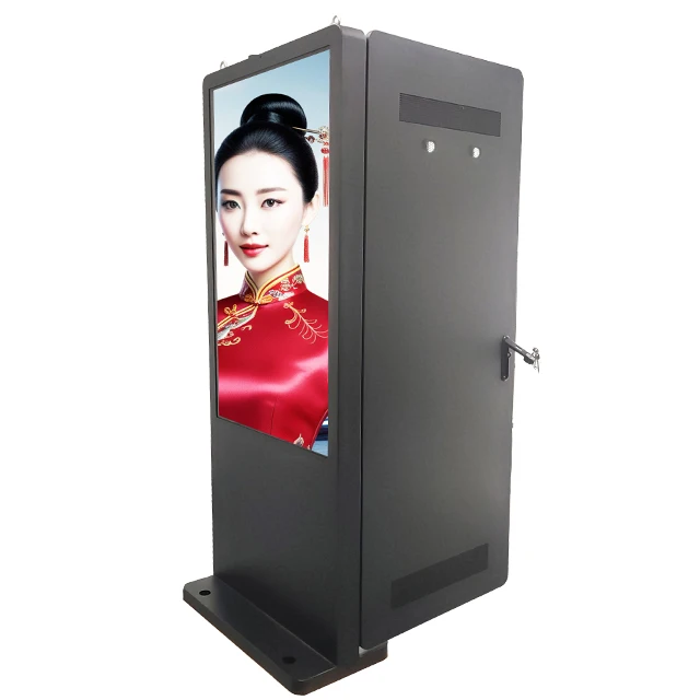 OEM ODM Android Outdoor 55 inch Advertising Totem Touch Screen Kiosk Stands Lcd Kiosk Digital Totem Digital Signage