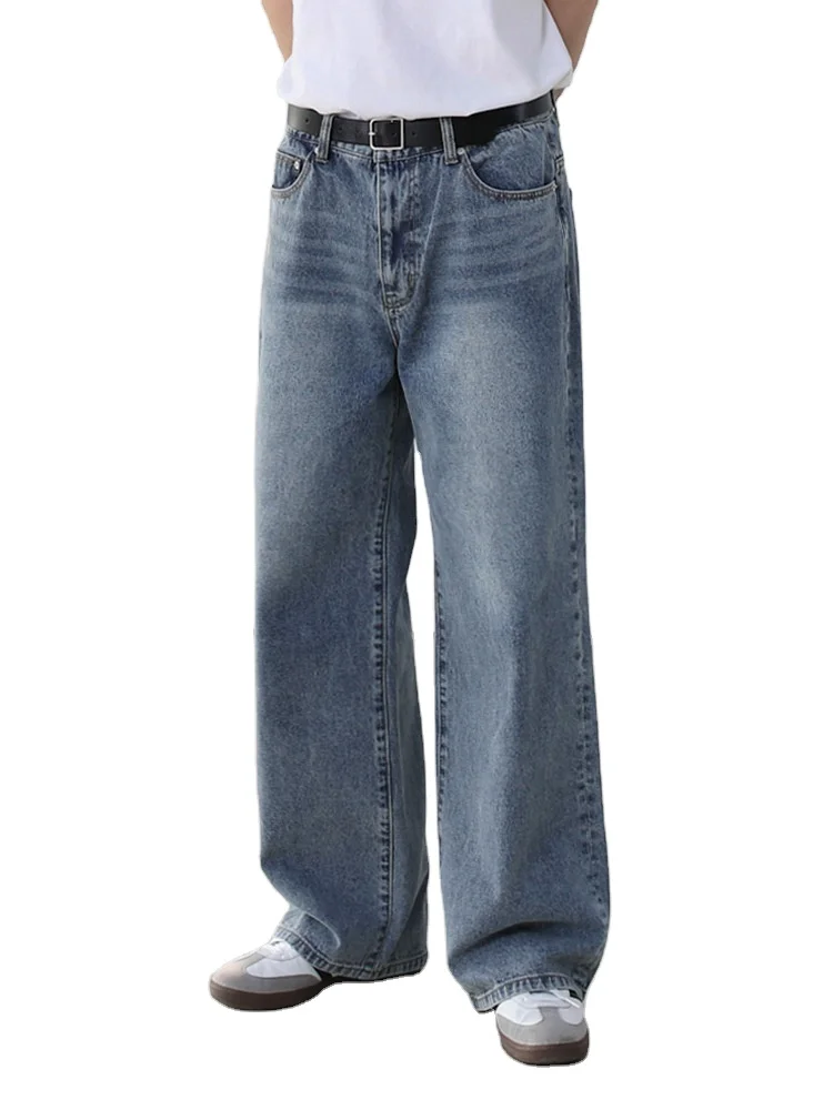High Quality Fashion Timeless Straight Denim Pants Loose-Fit Jeans