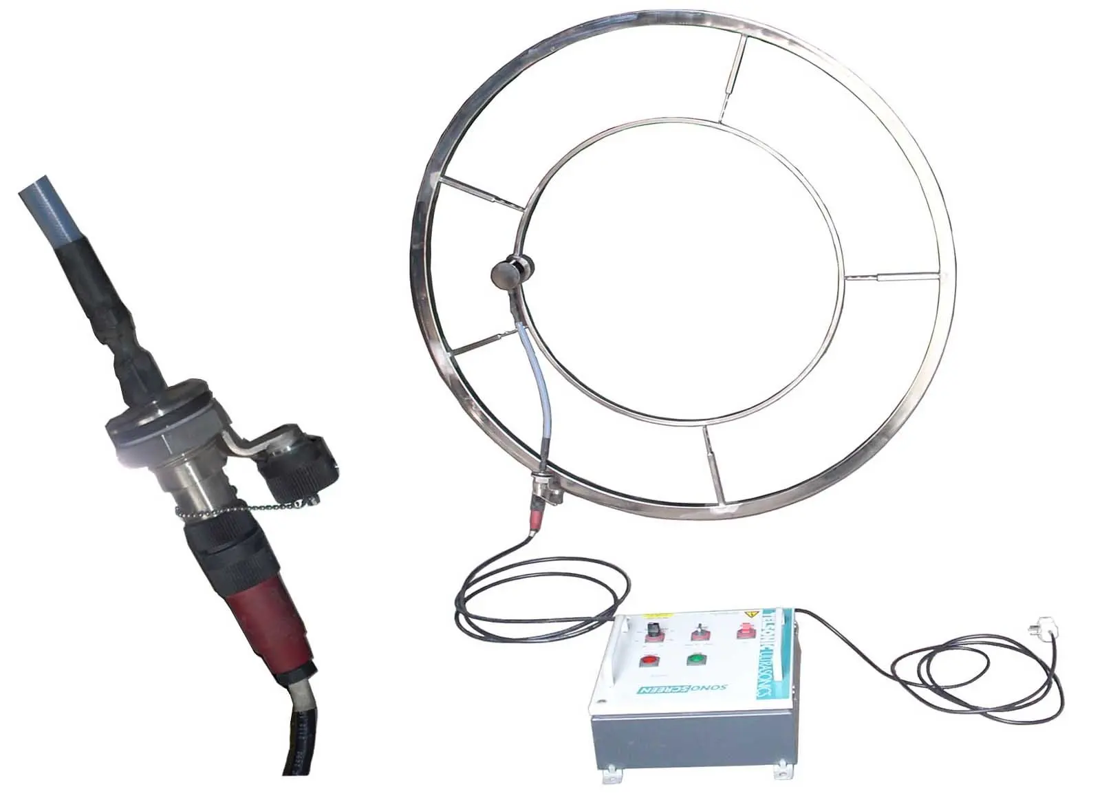 1 deck stainless steel ultrasonic vibrating screen