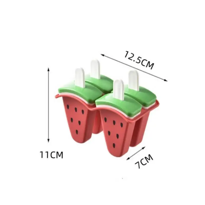 New Style Fruit Popsicle Ice Tray Food Safe Watermelon Lolly Pop Ice Cream Mold DIY Chocolate Cake Mold