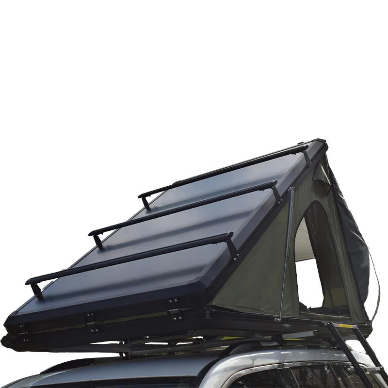 Hot Sale Hard Shell Adventure Roof Top Tent Aluminum Triangle Shell Camping SUV Car Roof Tent
