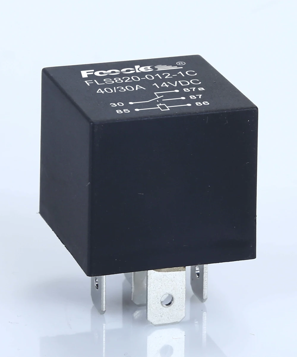 Normally Open Waterproof silver-copper alloy 12v 80A 4Pins Auto Relay