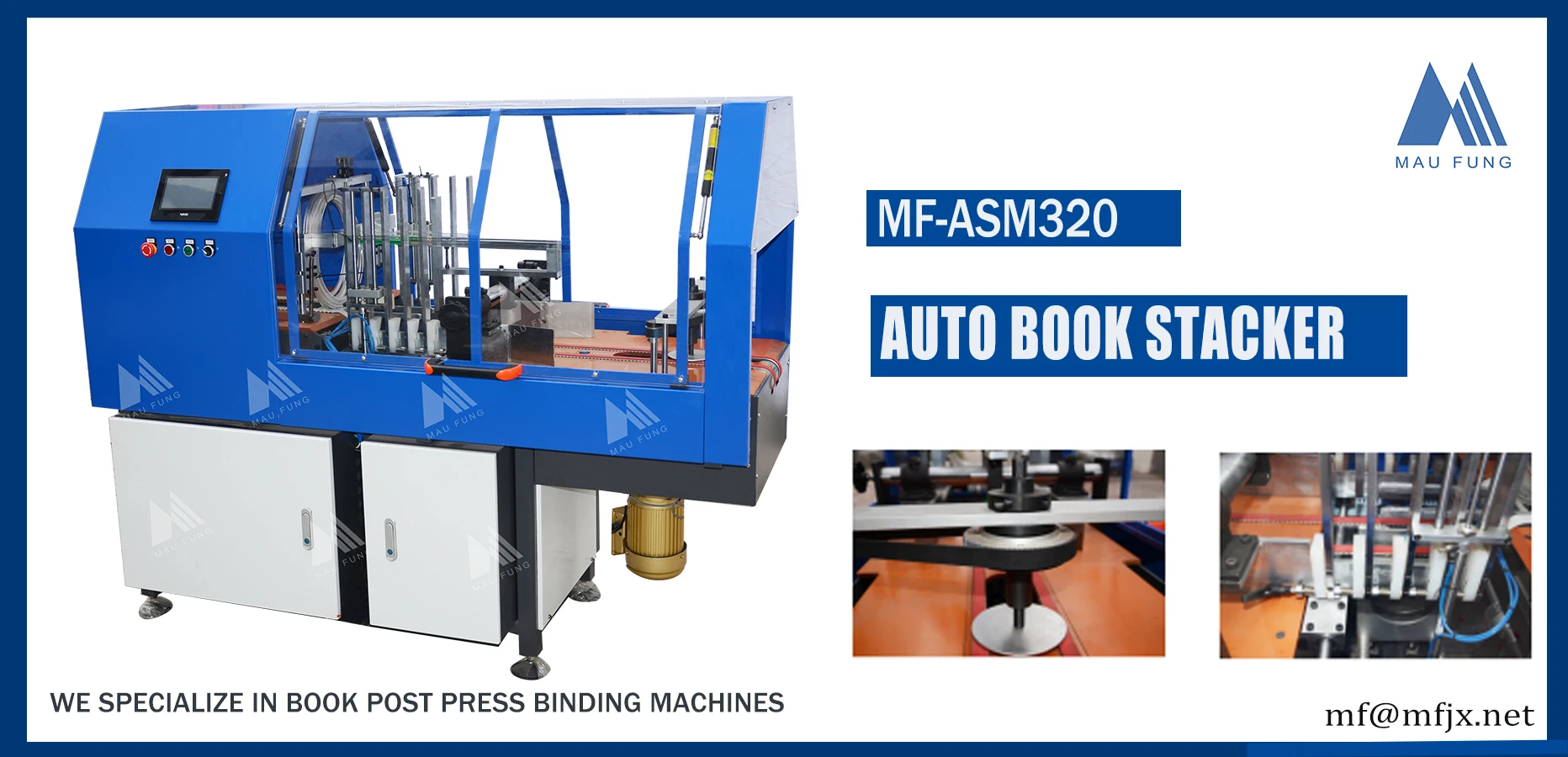 Notebook Making Machine/Book Strap Machine,Photo Albums Stacking Maker With Packaging Efficiency/MF-ASM320