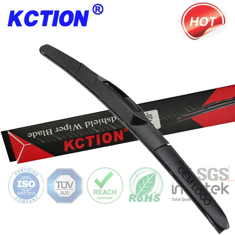 2024 Hot Sales Auto Parts Accessories Universal Windows Windscreen Windshield Hybrid Wiper blade for Honda Hyundai Nissan