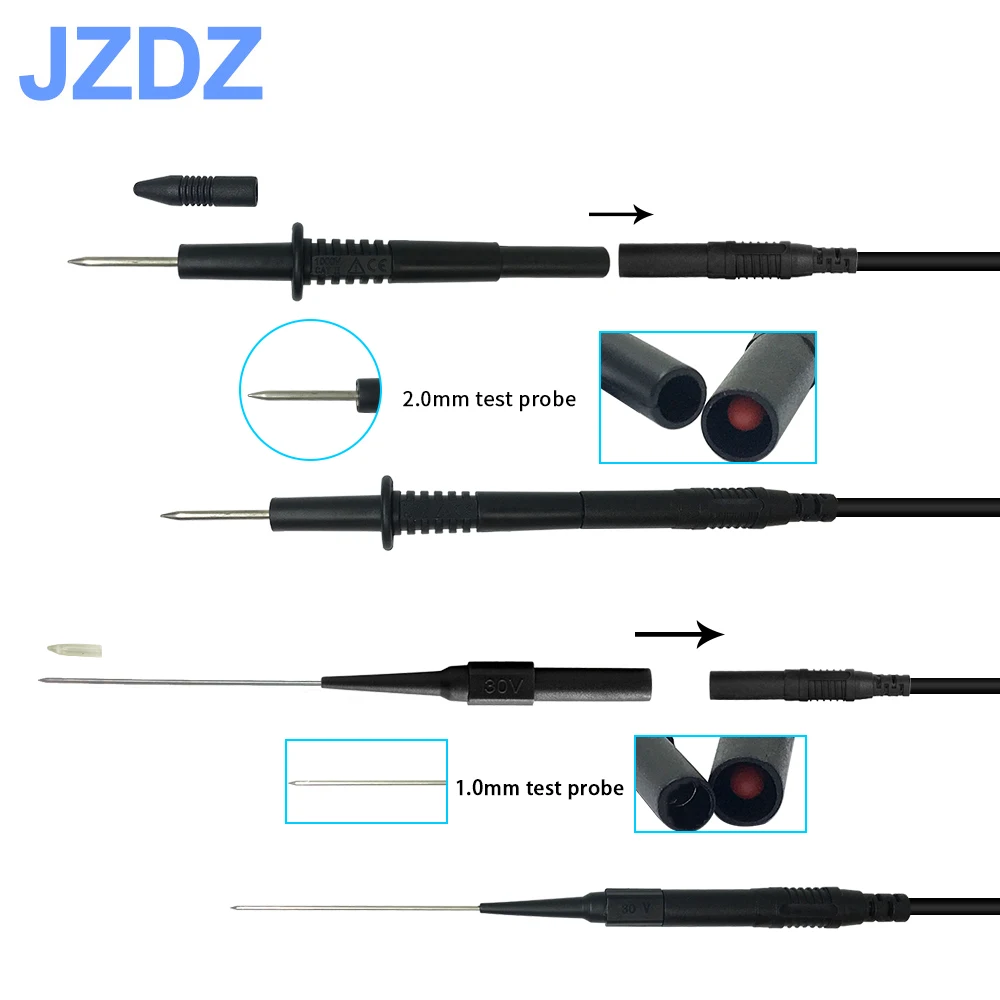 JZDZ J8040 Multimeter accessory kit Automotive diagnostic test cable tool set