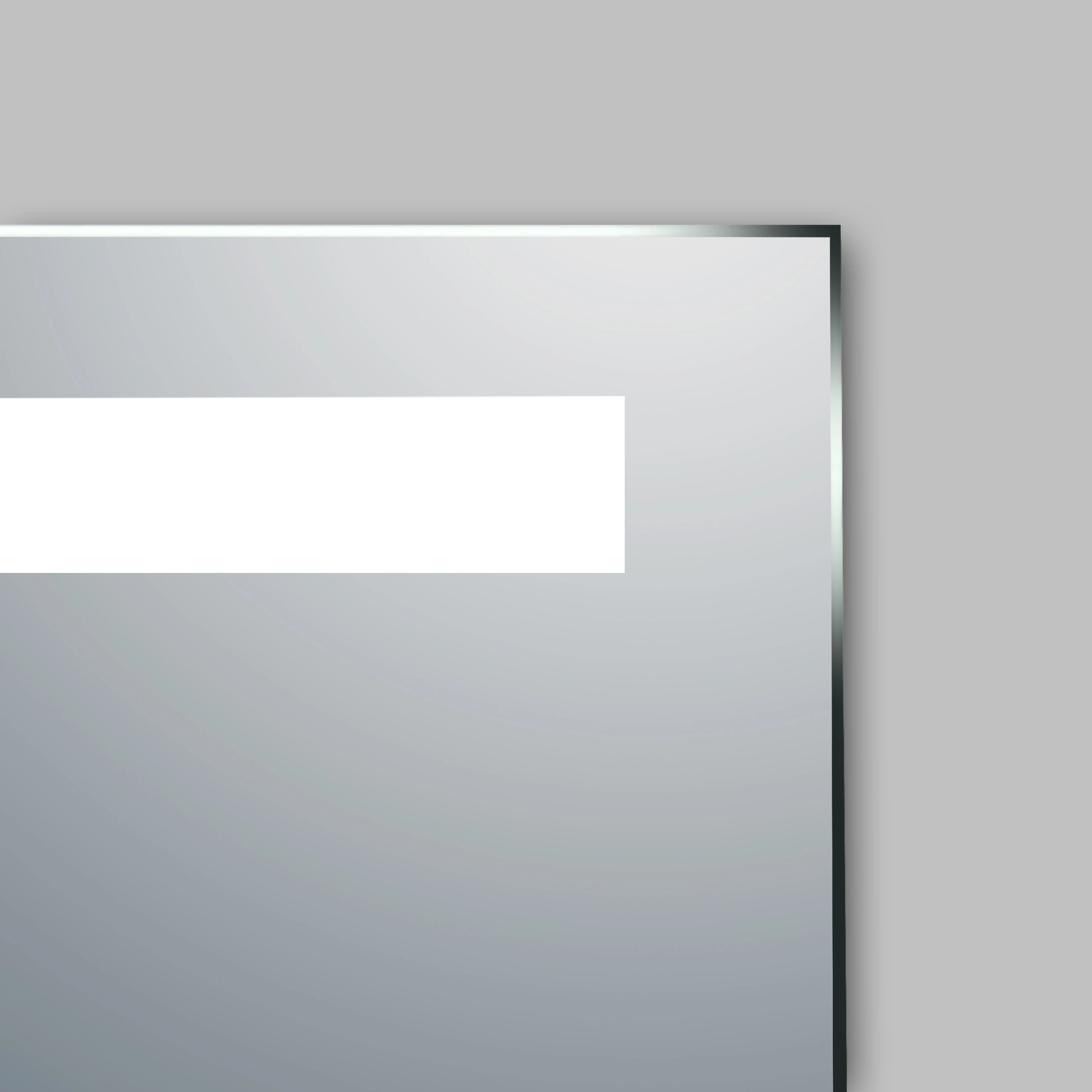 LED Smart Rectangle Wall Mirror with Touch Screen TV Magic Illuminated Bathroom Mirror for Apartment Gym Salon Use