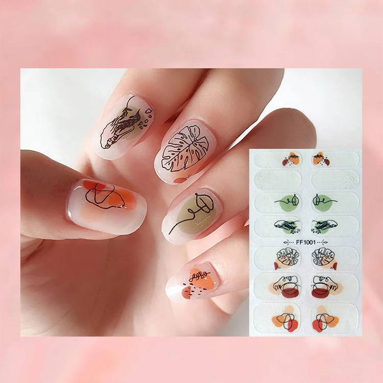 Promotion  price 3d sticker 2022 luxury nail sticker nail sticker