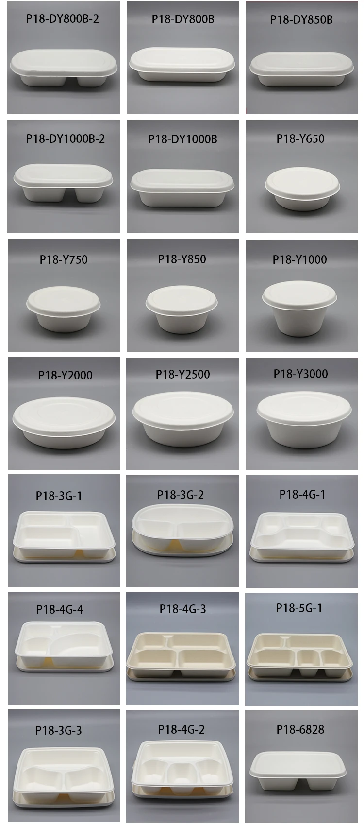 LOKYO fast food hotdog eco friendly compostable disposable to go lunch boxes take out food containers