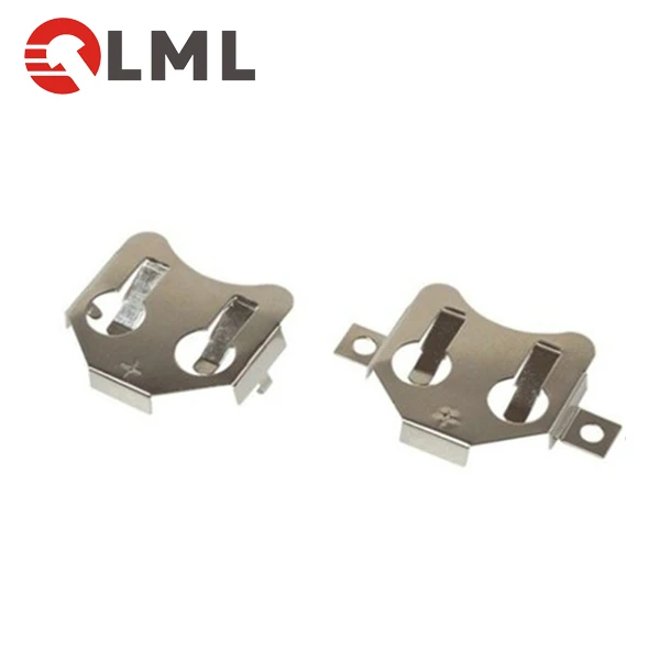 Stamping AAA Battery Clip N Battery Holder Spring Contact Mount PCB Spring Steel Nickel Plated