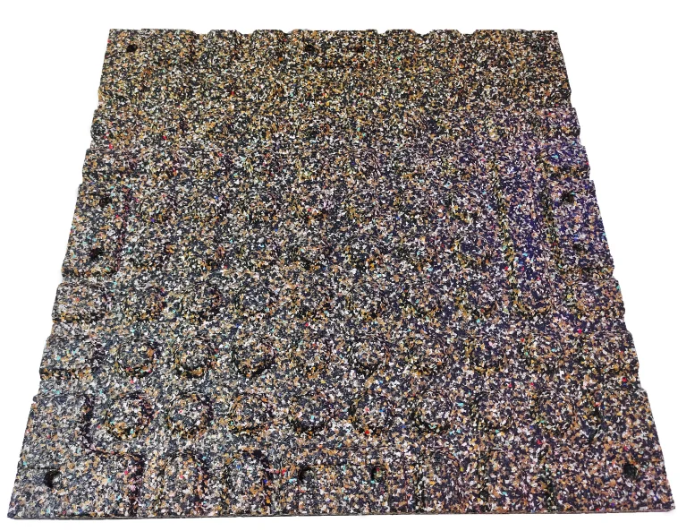 Composites Gym Flooring Rolls Rubber Sport Fitness Playground 1mx1mx15mm Tiles Mat Gym Hotel Fitness Center 15mm Rubber Mat