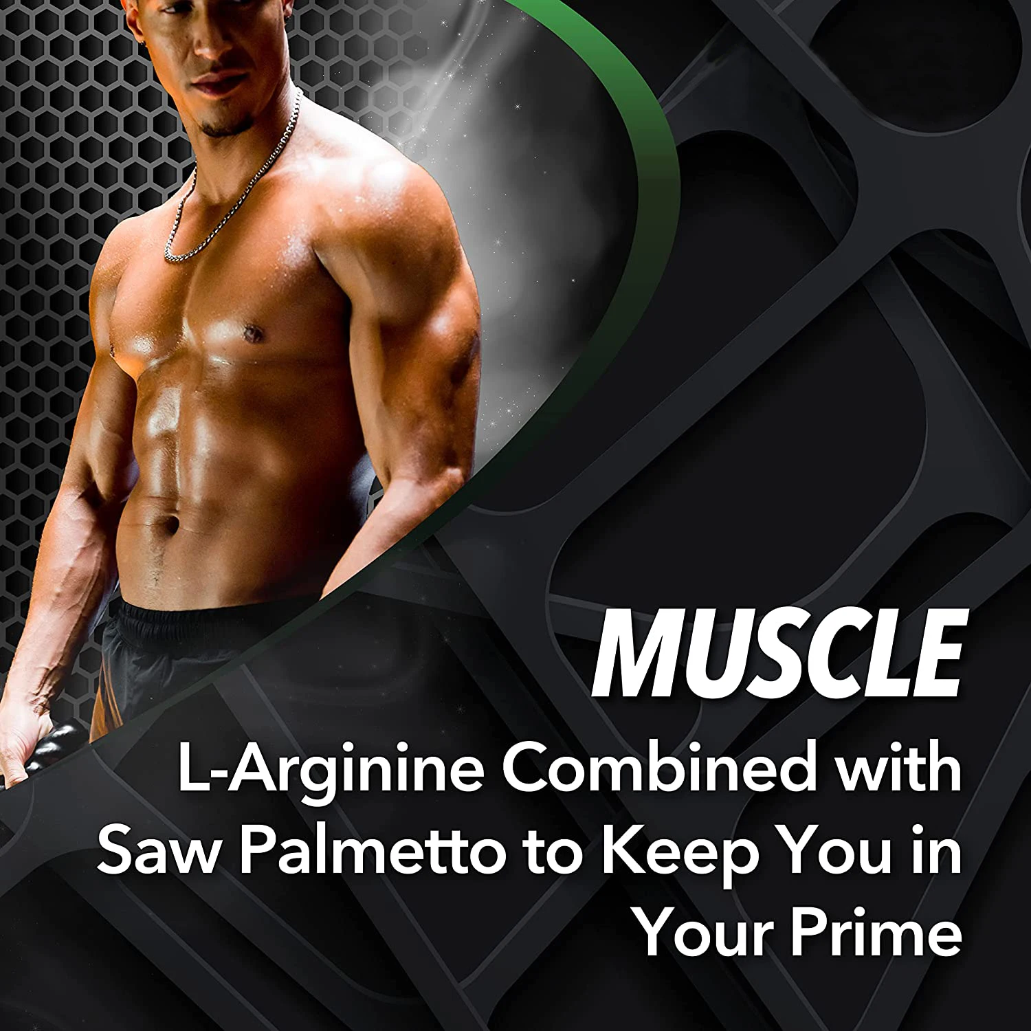 L Arginine Vegan Capsules Active Male Supplement for Nitric Oxide Boost Increases Blood Flow and Improves Prostate Support