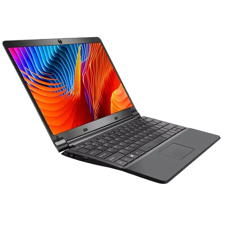 Cheap price 11.6 inch J4125 processor new netbook computer 12GB Ram DDR4 SSD 1TB Win 10 black white slim thin laptop notebook pc