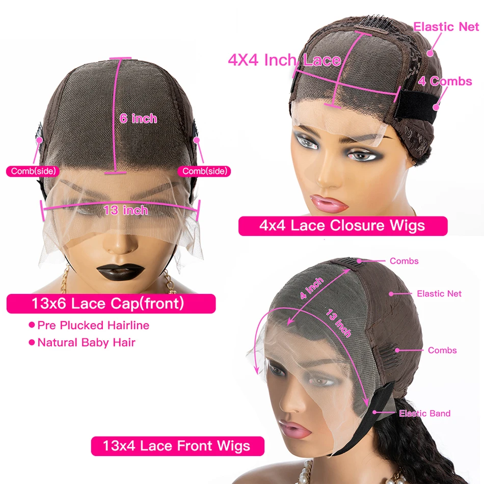 wigs human hair full lace front hd red color 12a lace front wig body wave 250% density with bangs blue human hair wigs glueless