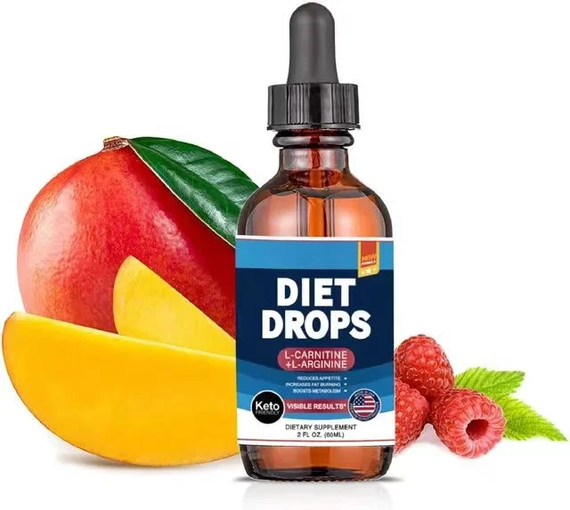 OEM diet drops L-carnitine L-arginine organic detox fast fat burner metabolism booster powerful antioxidant slimming weight loss