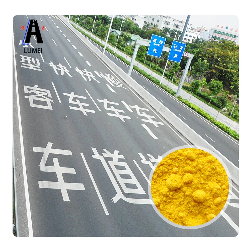 Non-flammable Acrylic Road Painting Machine Line Marking Traffic Thermoplastic Cold Road Marking Paint Low Price White Powder