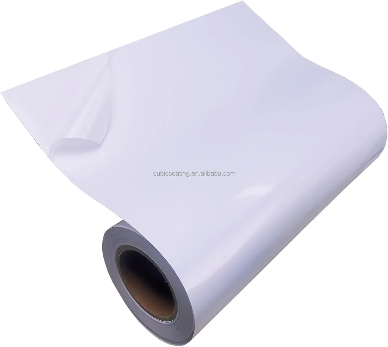 Glossy Pearly White Pp Film Sticker Waterproof Sticker For Inkjet Printer Stickers  Self Adhesive Labels Packaging Labels Roll