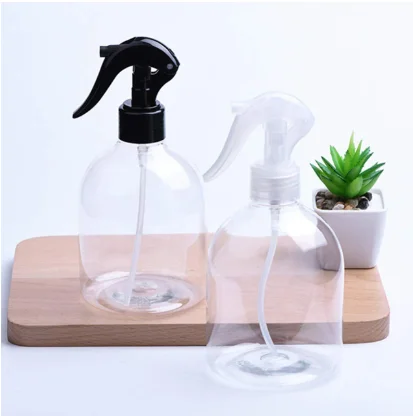 16oz 500ml Empty Plastic Spray Bottles with Adjustable Nozzle Black Trigger Sprayers