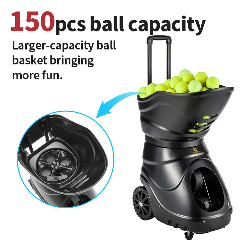 SS-T4015 SIBOASI Powerful Tennis Ball Shooting Machine  Using For Tennis Training and Matching Best Tennis Partner Of Players