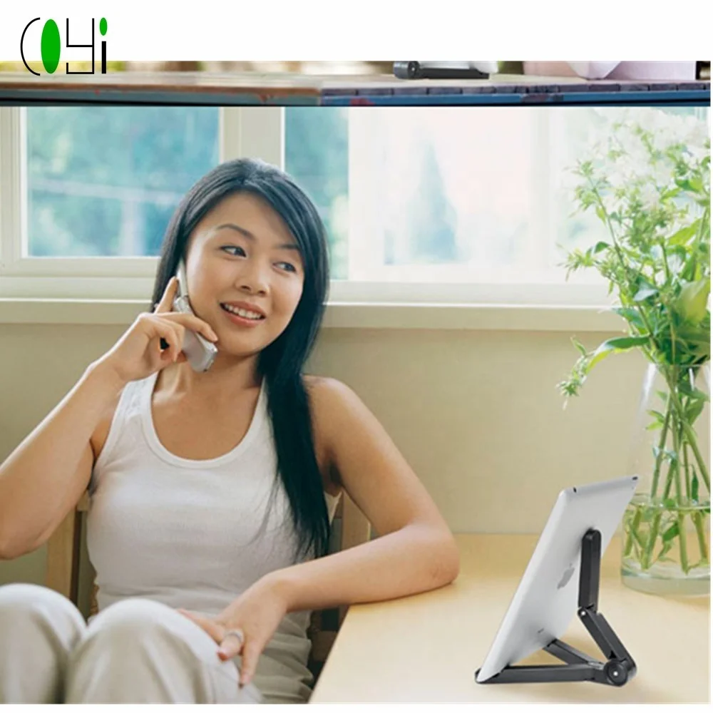 Universal folding phone tablet android stand mount holder for iPad