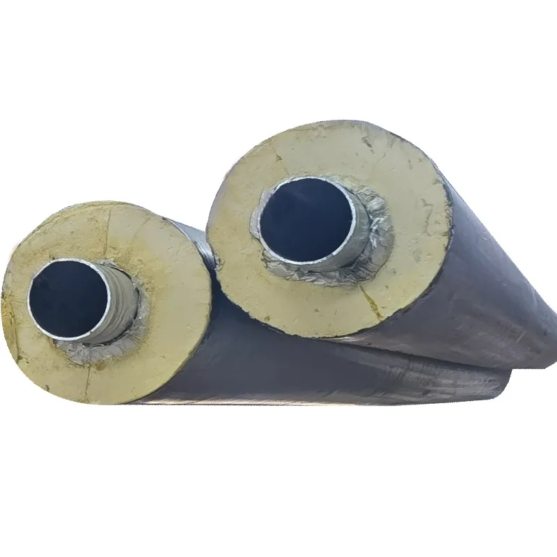 High Density Polyurethane Coating Hdpe Outer Underground Direct Buried Pre Insulated Steel Pipe Insulation Foam Tube