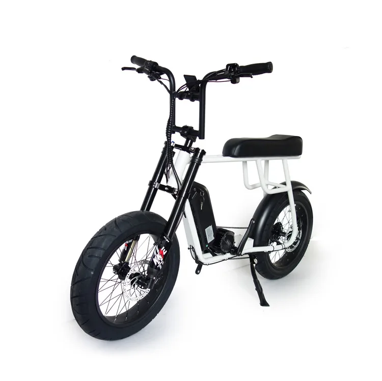 2021 Mario BBSHD 48v 1000w Bafang Mid Motor Ebike with white frame