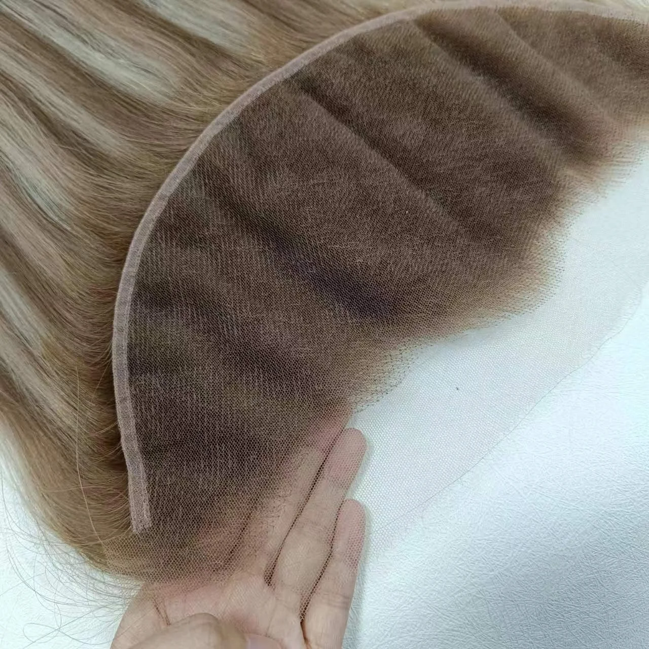 custom lace frontal closure cuticle aligned raw virgin Russia human hair transparent hd Lace closure