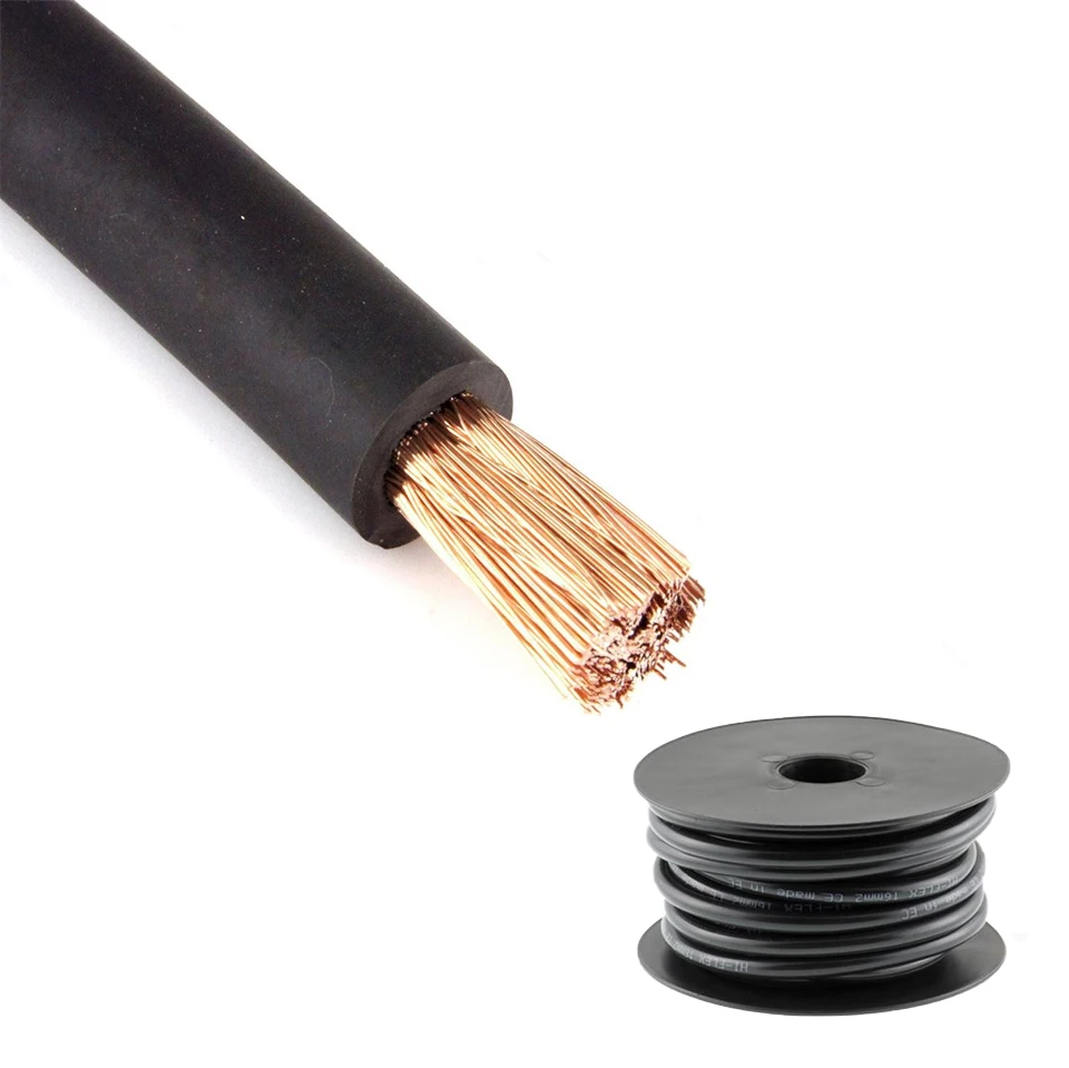 Flexible copper battery cables car connecting booster jumper cable