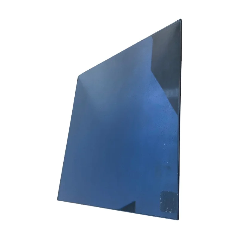 Manufacturer Ford Blue Gem Blue Dark Blue Reflective Glass with Factory price 10mm 12mm 15mm industrial tempered wall glass