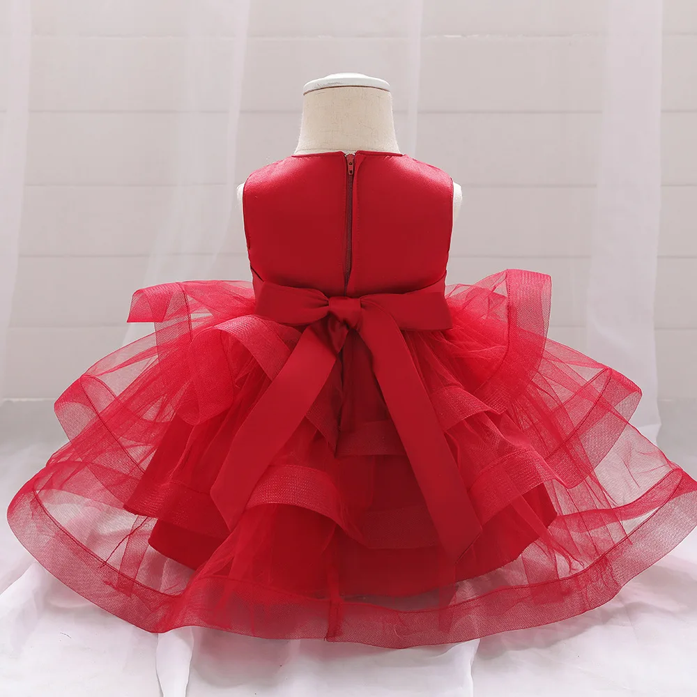 Wholesale elegant kids birthday dress baby girl summer dress for wedding