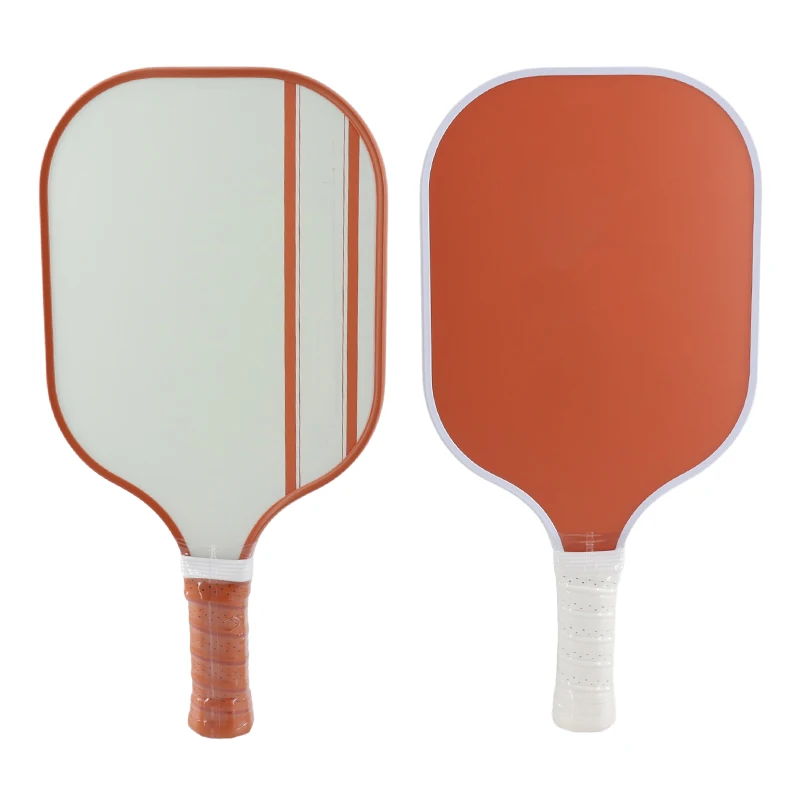 Melors simple style white+red carbon fiber pickleball paddle OEM  Chinese red T700/3K/12K/18K carbon fiber pickleball paddle