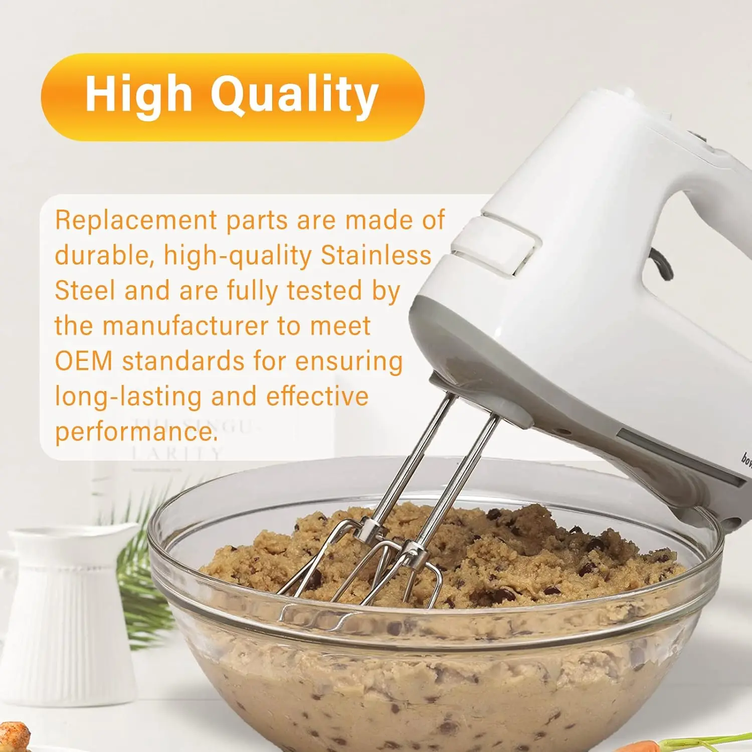 Replacement Parts CHM-BTR Beaters,Compatible with Cu CHM Series Hand Mixer
