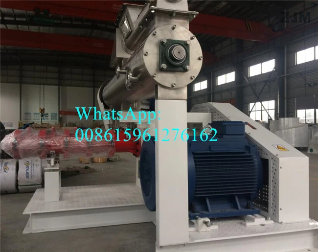 CE 3-5t/h wet type corn /soybean / bran/ compound feed extruder, corn starch extruder soybean extruding machine