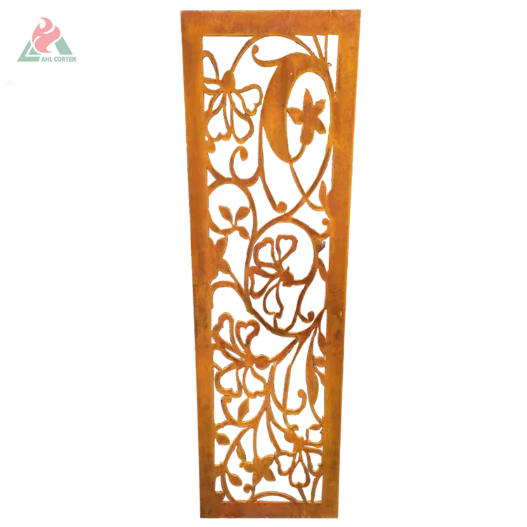 Декоративные Стальные экранные панели Corten для сада наружный металлический разделитель