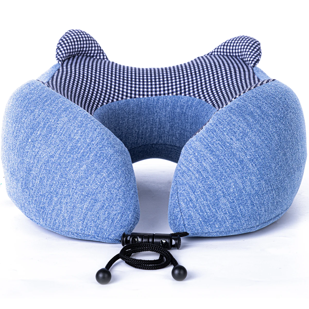 Bear Ear Shape Comfortable Stylish Trendy Foldable Kids Adult Memory Foam U Travel Airplane Neck Support Cushion Pillow