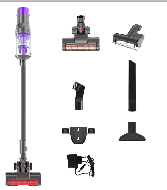 BLDC 28kpa wireless screen display portable stick/handy vacuum cleaner