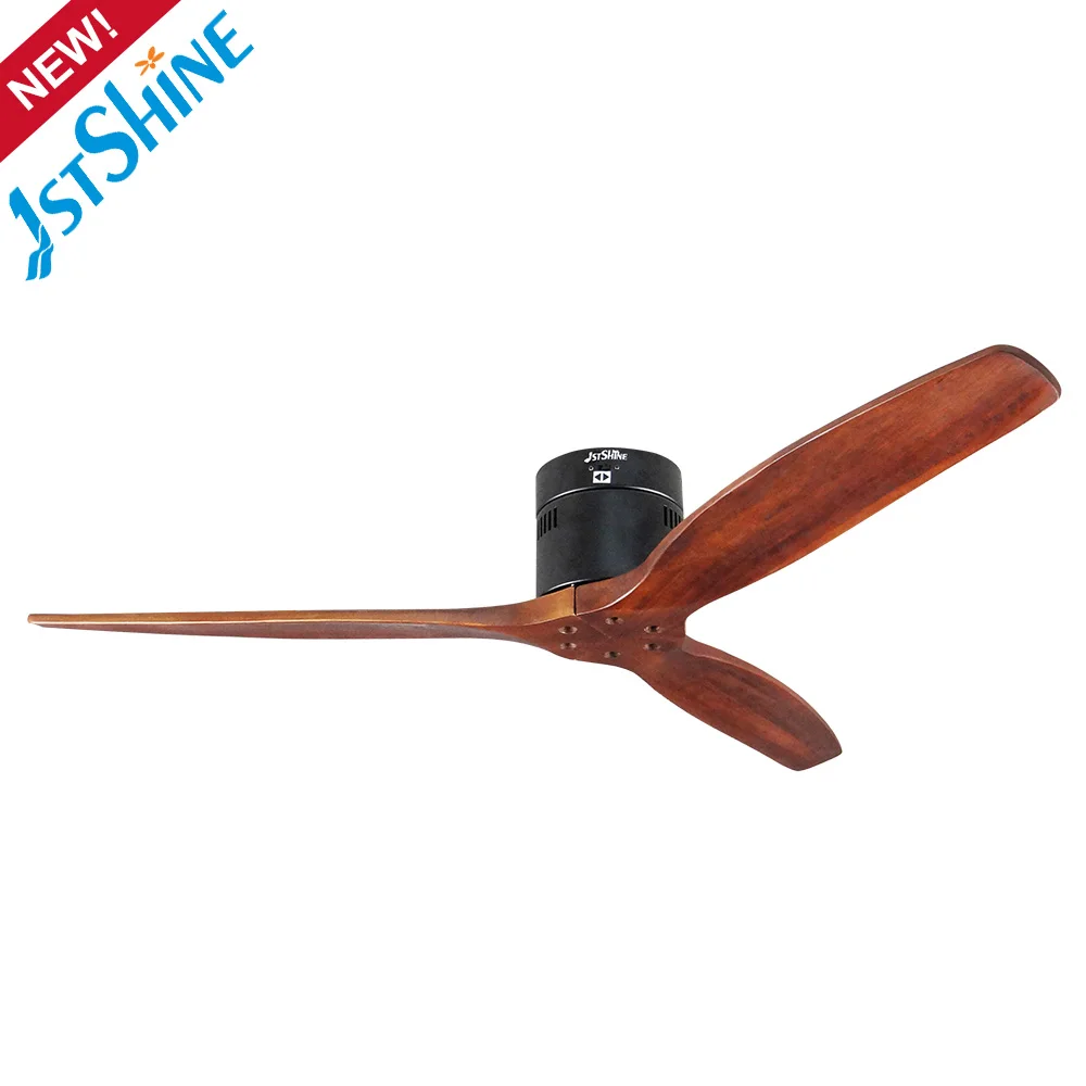 
1stshine Hot Sale 3 Solid Fan With Wooden Leaf Wooden Ceiling Fan With Remote Control  (62276400018)