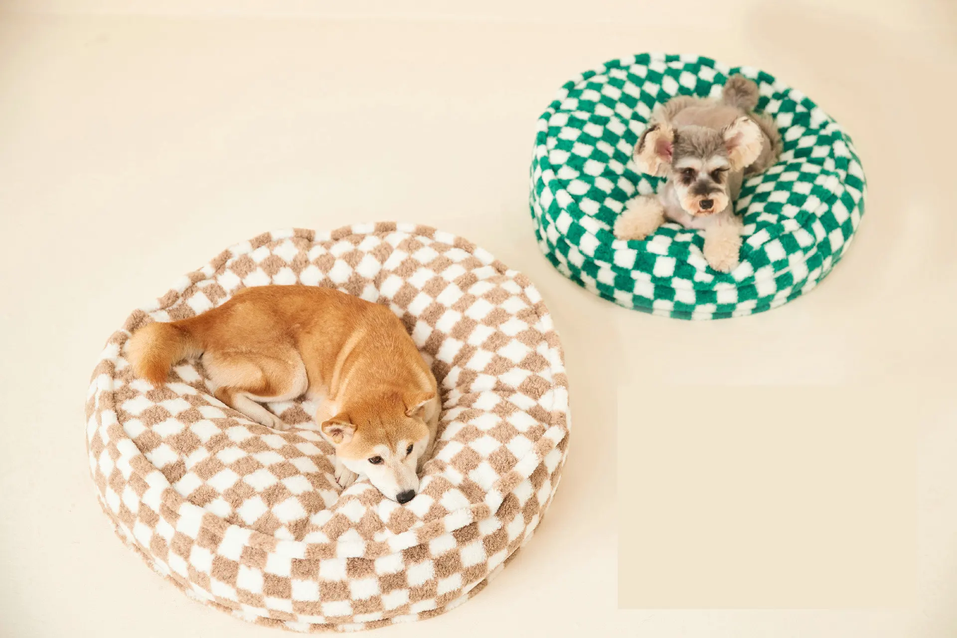 JXANRY Dog Designer Kennel Disassembled and Washed Easy Pet Bed Small and Medium-sized Pet Supplies Warm Winter Thick Soft Mat