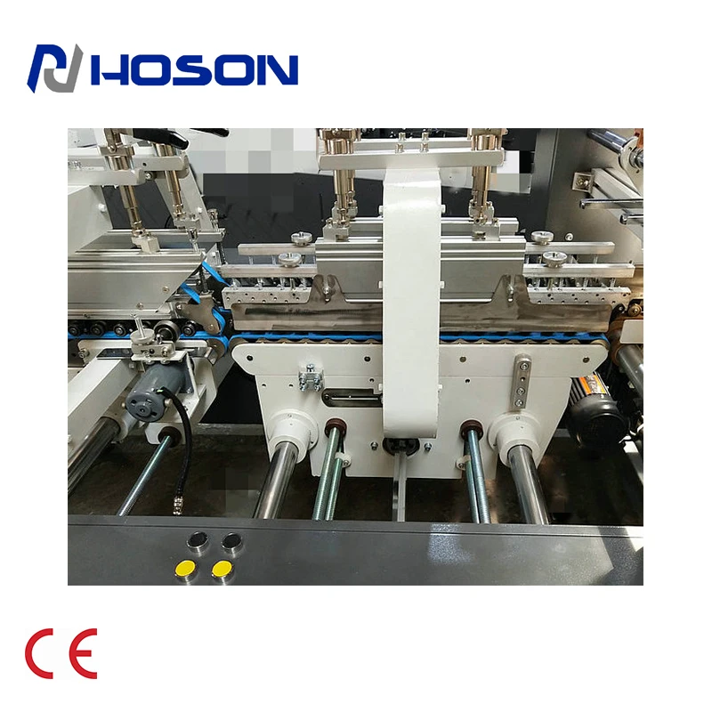 ZH-1000BFT-H Automatic Box Folder Gluer Machine for Folding Gluing 3 Points Box