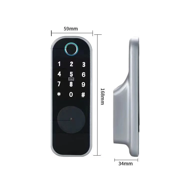 2020 ELA New Intelligent Lock Password Keypad fingerprint Cabinet Door Code Locks Intelligent Cabinet Lock