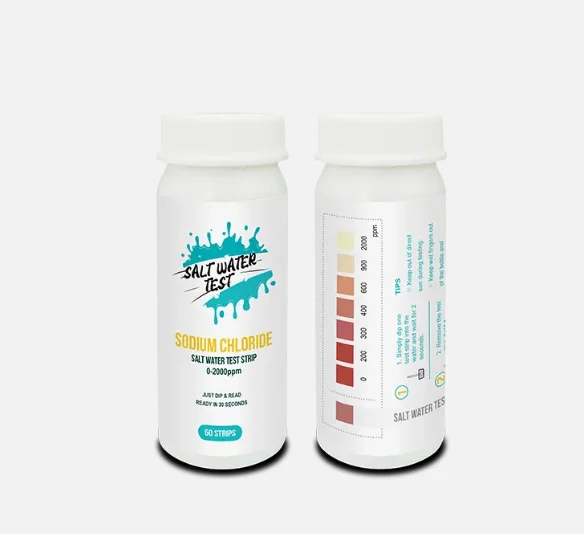 Salt Test Strip Titrators for Pools - Salt Water Pool Test Strips for Sodium Chloride