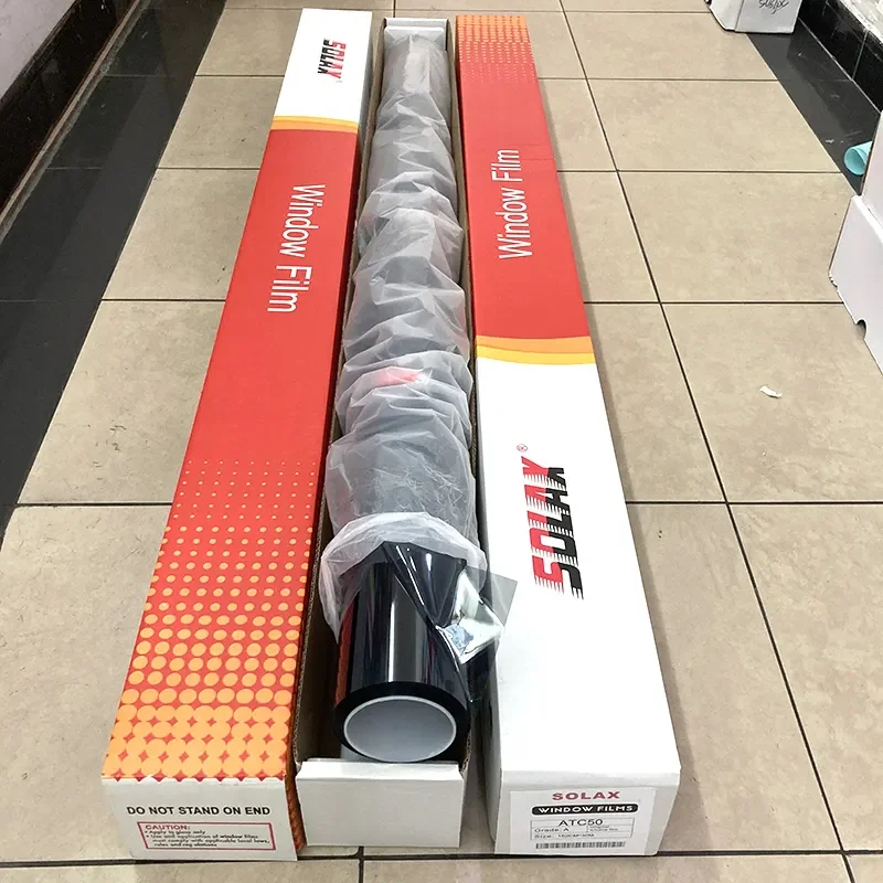 60in*100ft Car Window Film Solar Window Tint Film Good Heat-resistant VLT5%-70% Anti-scratch HP-BK High Quality 3M Quality 2 Ply