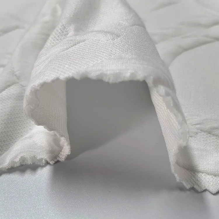 Thick weight 295gsm 98%polyester 2%spandex 3d emboss letter design scuba jacquard fabric for fashion dress